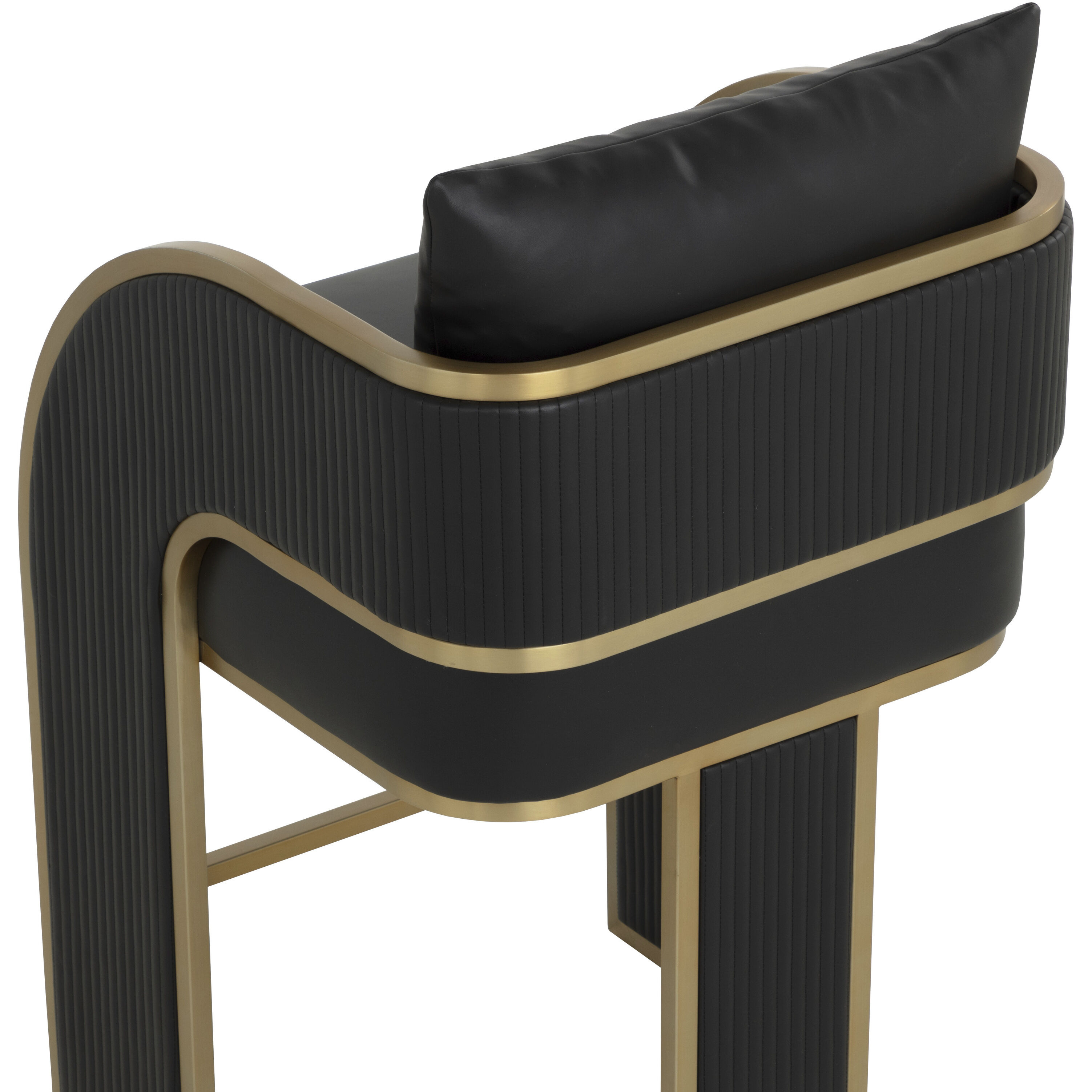 Baz 37 inch Napa Black Counter Stool